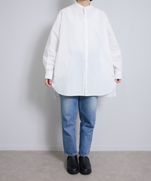 ヴァンブラン プリュス VENT BLANC+ (定番アイテム) TYPEWRITER WASHER OVER SHIRT