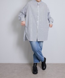ヴァンブラン プリュス VENT BLANC+ （定番アイテム） TYPEWRITER WASHER OVER SHIRT