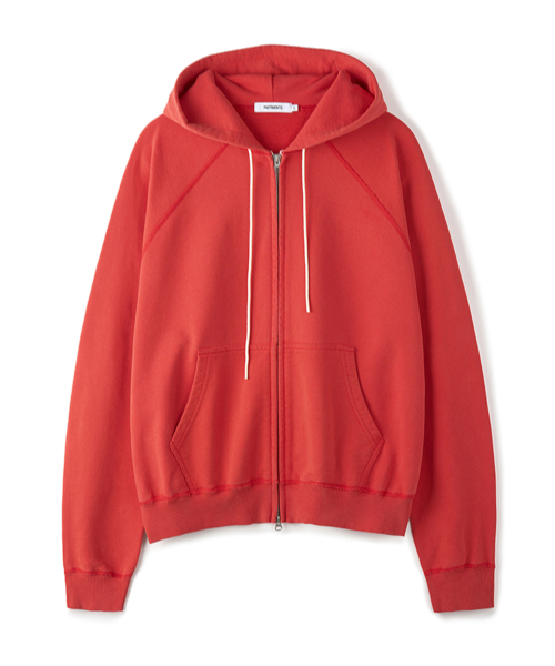 PARTIMENTO(パルティメント)の「クロップドジップアップフーディ レッド(パーカー・メンズ・その他・MEDIUM/LARGE)」の1枚目の写真