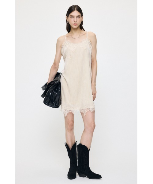 WASHER VELOUR SLIP ミニドレス（ワンピース）｜MOUSSY（マウジー）の