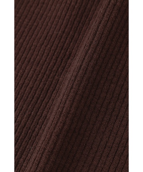 YLEVE(イレーヴ)の「YLEVE / HIGH TWIST FINE WOOL KN SK(スカート・レディース・ブラウン/ブルー・1)」の11枚目の写真