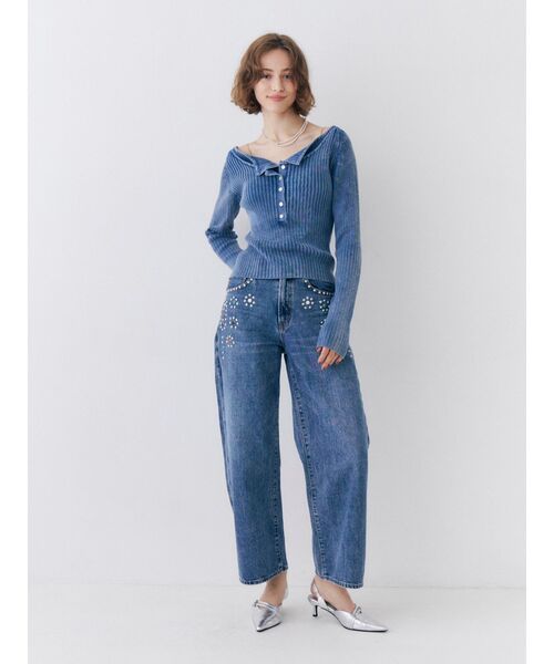 Ungrid(アングリッド)の「ベルトデザインポインテッドミュール(パンプス・レディース・シルバー/ブラック・LARGE/MEDIUM)」の19枚目の写真