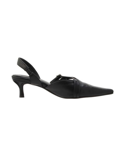Ungrid(アングリッド)の「ベルトデザインポインテッドミュール(パンプス・レディース・シルバー/ブラック・LARGE/MEDIUM)」の12枚目の写真