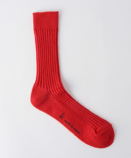 coen（コーエン）の「【C.MC】CTY REGソックス●（ソックス/靴下・メンズ・ホワイト/オフホワイト/ブラック/レッド・フリー）」の4枚目の写真