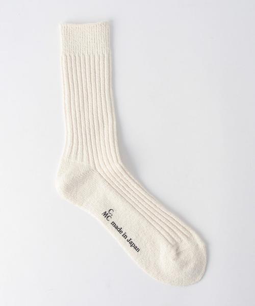 coen（コーエン）の「【C.MC】CTY REGソックス●（ソックス/靴下・メンズ・ホワイト/オフホワイト/ブラック/レッド・フリー）」の2枚目の写真