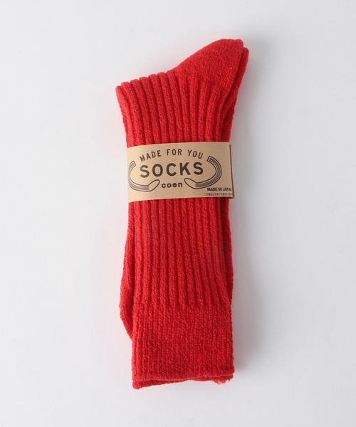 coen（コーエン）の「【C.MC】CTY REGソックス●（ソックス/靴下・メンズ・ホワイト/オフホワイト/ブラック/レッド・フリー）」の8枚目の写真