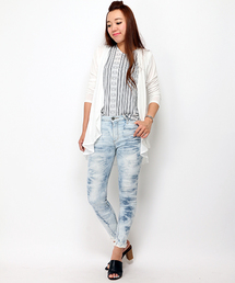 VENCEEXCHANGE | オルテガTシフォンカーデアンサンブル         (カーディガン/ボレロ)