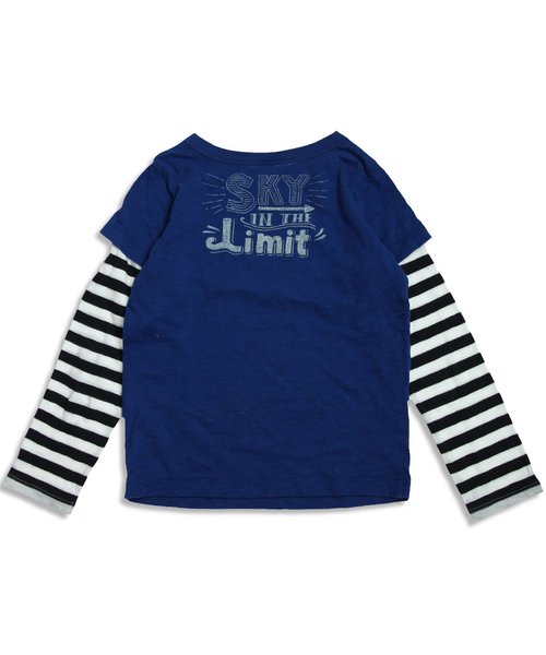 BREEZE（ブリーズ）の「ネット限定 4色2柄長袖Tシャツ（Tシャツ/カットソー・キッズ・レッド/グレー/チャコール/ネイビー・90/120/100/95/110/130/140/80）」の11枚目の写真