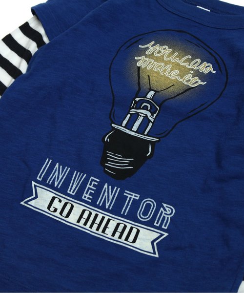 BREEZE（ブリーズ）の「ネット限定 4色2柄長袖Tシャツ（Tシャツ/カットソー・キッズ・レッド/グレー/チャコール/ネイビー・90/120/100/95/110/130/140/80）」の13枚目の写真