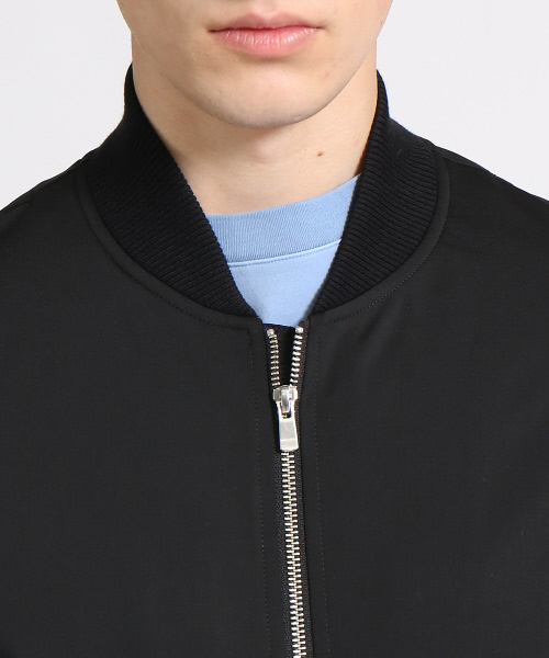 ABAHOUSE（アバハウス）の「タフタジャージーMA-1（MA-1・メンズ・オリーブ/ベージュ/ブラック・46/44/48）」の6枚目の写真