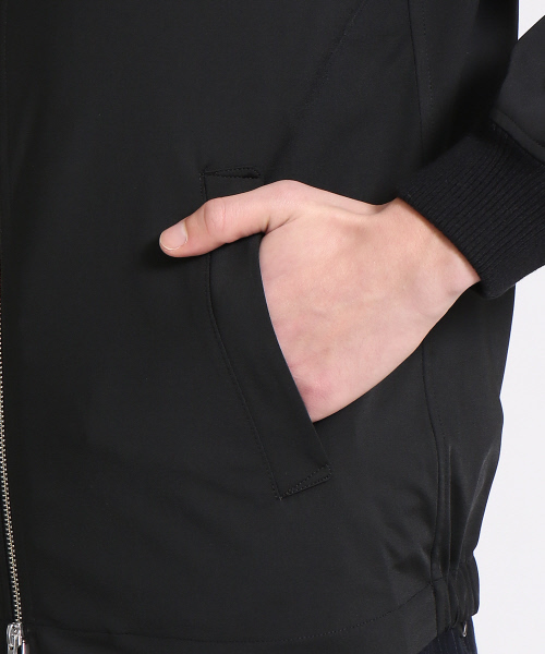 ABAHOUSE（アバハウス）の「タフタジャージーMA-1（MA-1・メンズ・オリーブ/ベージュ/ブラック・46/44/48）」の11枚目の写真