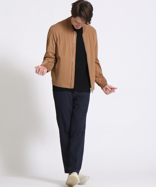 ABAHOUSE（アバハウス）の「タフタジャージーMA-1（MA-1・メンズ・オリーブ/ベージュ/ブラック・46/44/48）」の10枚目の写真