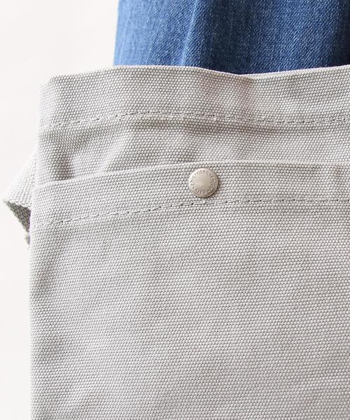 coen（コーエン）の「DAILYキャンバスサコッシュバッグ（ショルダーバッグ・レディース・オフホワイト/ライトグレー/コバルトブルー・FREE）」の13枚目の写真