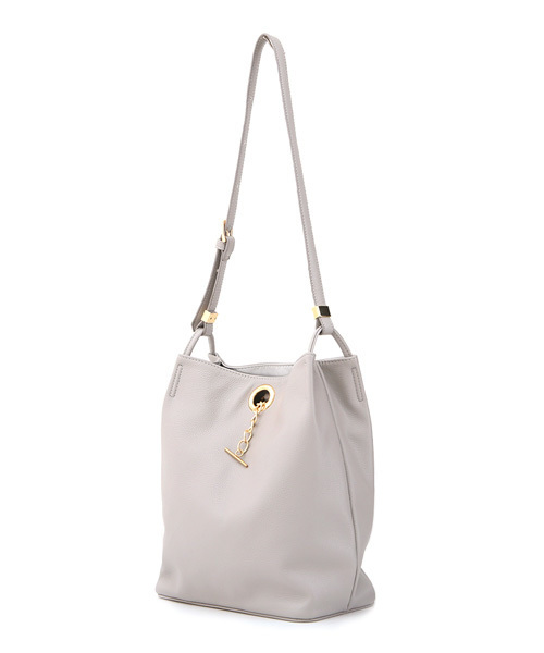 Luz Llena (philter)（ラズレナ　フィルター）の「チェーンリング・スクエアショルダーバッグ（ショルダーバッグ・レディース・グレー/アイボリー/ブラック・ﾌﾘ-）」の8枚目の写真