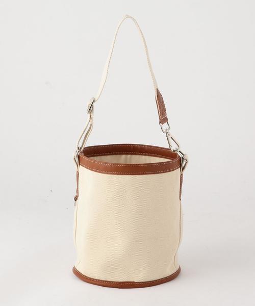 Another Edition（アナザーエディション）の「2WAYキャンバスショルダーバッグ ◆（ショルダーバッグ・レディース・ナチュラル/ネイビー・フリー）」の4枚目の写真