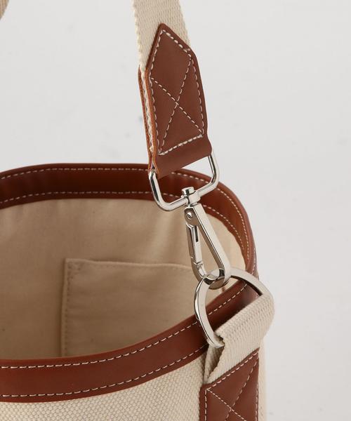Another Edition（アナザーエディション）の「2WAYキャンバスショルダーバッグ ◆（ショルダーバッグ・レディース・ナチュラル/ネイビー・フリー）」の6枚目の写真