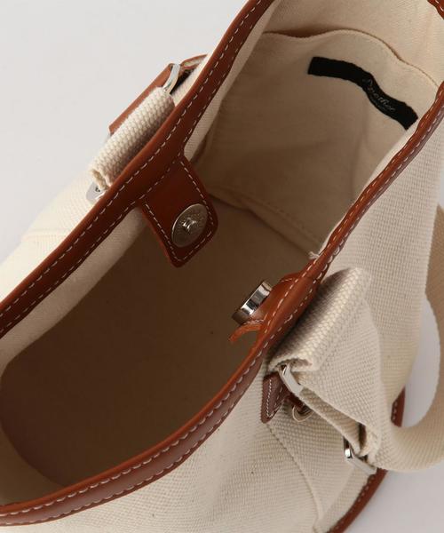 Another Edition（アナザーエディション）の「2WAYキャンバスショルダーバッグ ◆（ショルダーバッグ・レディース・ナチュラル/ネイビー・フリー）」の8枚目の写真