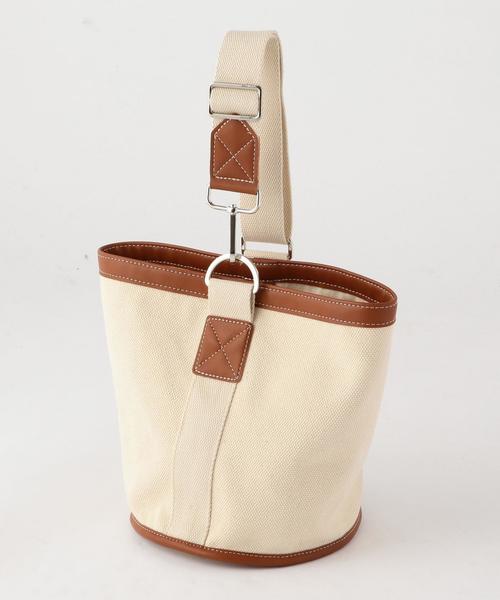 Another Edition（アナザーエディション）の「2WAYキャンバスショルダーバッグ ◆（ショルダーバッグ・レディース・ナチュラル/ネイビー・フリー）」の10枚目の写真