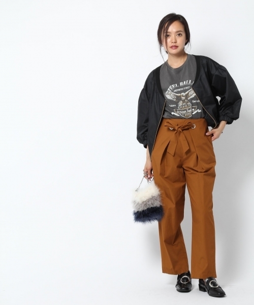 laboratory work（ラボラトリーワーク）の「ドロップショルダーブルゾン（ブルゾン・レディース・ブラック/カーキ・MEDIUM）」の18枚目の写真