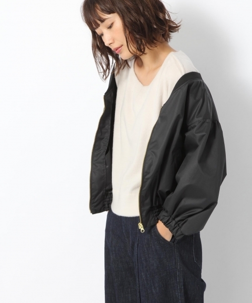 laboratory work（ラボラトリーワーク）の「ドロップショルダーブルゾン（ブルゾン・レディース・ブラック/カーキ・MEDIUM）」の22枚目の写真
