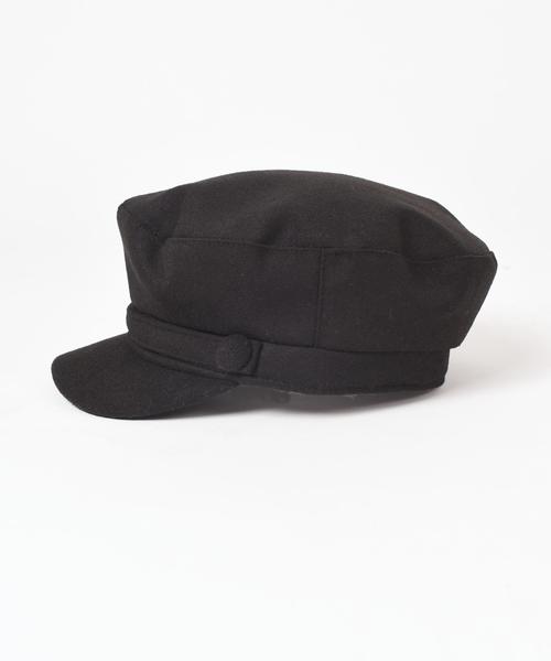 Khaju(カージュ)の「Khaju:メルトンマリンキャスケット◇(キャスケット・レディース・ブラック/ベージュ/ネイビー・ONE SIZE)」の6枚目の写真