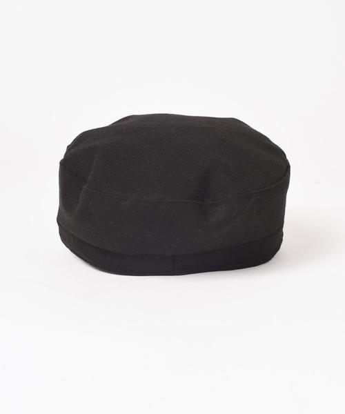 Khaju(カージュ)の「Khaju:メルトンマリンキャスケット◇(キャスケット・レディース・ブラック/ベージュ/ネイビー・ONE SIZE)」の7枚目の写真