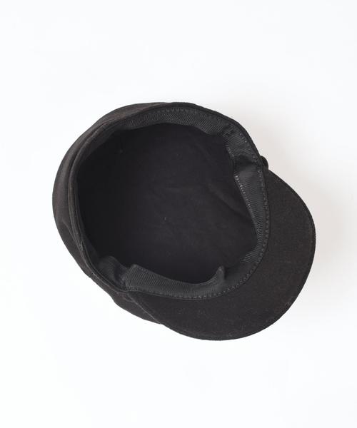 Khaju(カージュ)の「Khaju:メルトンマリンキャスケット◇(キャスケット・レディース・ブラック/ベージュ/ネイビー・ONE SIZE)」の8枚目の写真