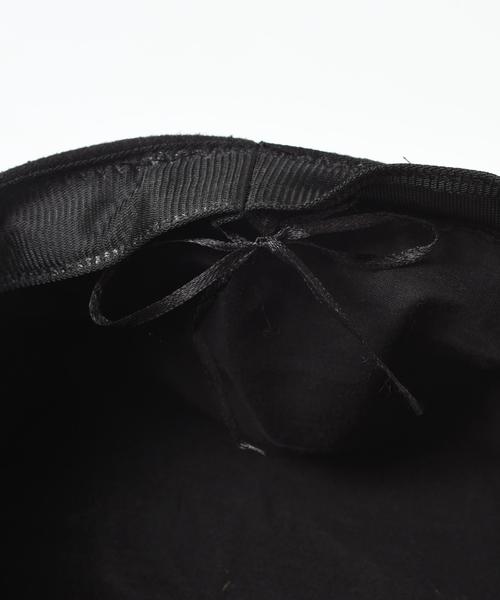 Khaju(カージュ)の「Khaju:メルトンマリンキャスケット◇(キャスケット・レディース・ブラック/ベージュ/ネイビー・ONE SIZE)」の9枚目の写真