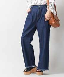 WEGO | WEGO/フリンジデニムワイドパンツ(デニムパンツ)