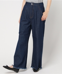 WEGO | WEGO/フリンジデニムワイドパンツ(デニムパンツ)