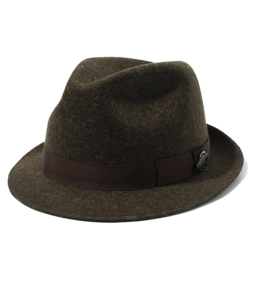 A BATHING APE（アベイシングエイプ）の「WGM PINS FELT HAT（ハット・メンズ・ネイビー/ブラウン/ブラック・LARGE/MEDIUM）」の2枚目の写真