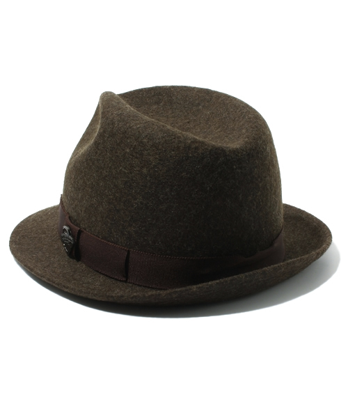 A BATHING APE（アベイシングエイプ）の「WGM PINS FELT HAT（ハット・メンズ・ネイビー/ブラウン/ブラック・LARGE/MEDIUM）」の5枚目の写真