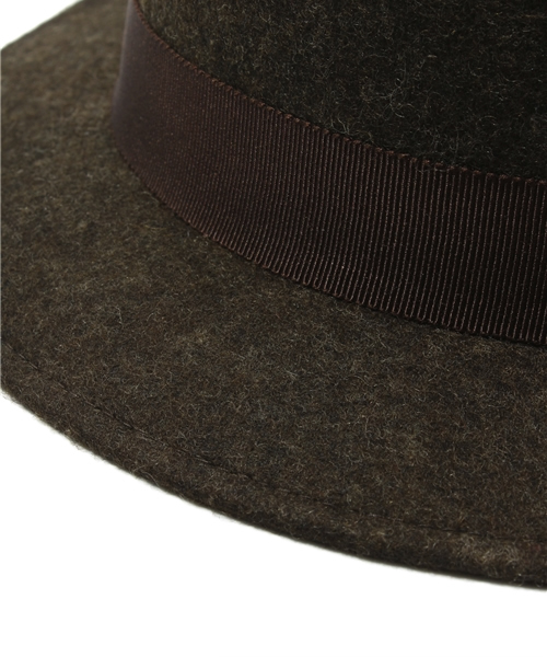 A BATHING APE（アベイシングエイプ）の「WGM PINS FELT HAT（ハット・メンズ・ネイビー/ブラウン/ブラック・LARGE/MEDIUM）」の6枚目の写真