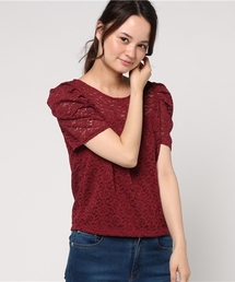 WEGO | WEGO/パフスリーブレースカットソー(Tシャツ/カットソー)