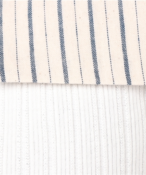 MOUSSY（マウジー）の「WIDE COLLAR OFF SHOULDER TOP（タンクトップ・レディース・ホワイト系その他/ライトブラウン/ブラック・FREE）」の10枚目の写真