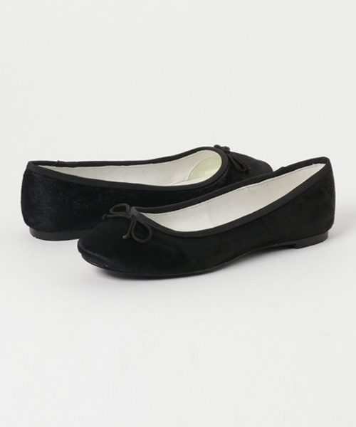 RIVE DROITE（リヴドロワ）の「ハラコバレエシューズ（パンプス・レディース・ブラック/ベージュ/グレー・SMALL/MEDIUM/LARGE）」の2枚目の写真