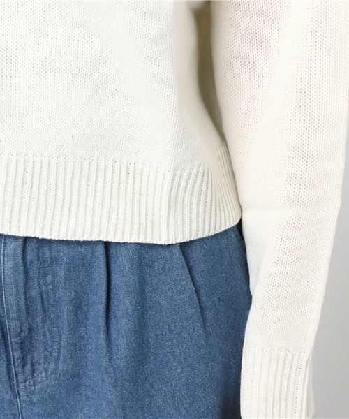 WEGO(ウィゴー)の「WEGO/ノルディックニット(ニット/セーター・レディース・オフホワイト/ブラウン/パープル・FREE)」の7枚目の写真