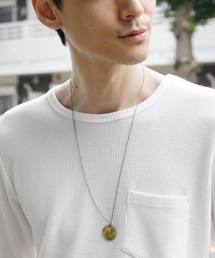 decide（ディサイド）の「decide/サークルプレートチェーンネックレス　ブラス（ネックレス）」