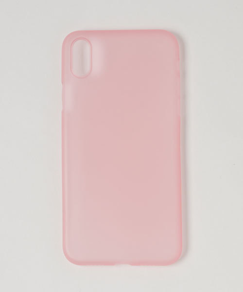 MANGROVE（マングローブ）の「カラフルシンプルiphoneケース/iphoneX対応（スマホケース/カバー・レディース・ブラック/ベージュ/パープル/ピンク/イエロー/オレンジ/グリーン/クリア/チェリーピンク・ONE SIZE）」の7枚目の写真