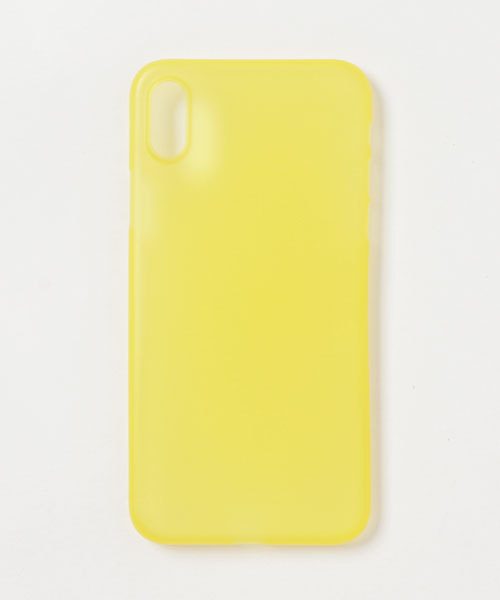 MANGROVE（マングローブ）の「カラフルシンプルiphoneケース/iphoneX対応（スマホケース/カバー・レディース・ブラック/ベージュ/パープル/ピンク/イエロー/オレンジ/グリーン/クリア/チェリーピンク・ONE SIZE）」の6枚目の写真