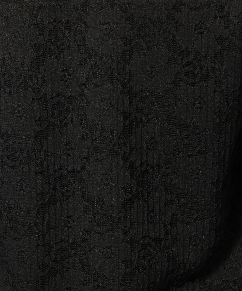 laboratory work（ラボラトリーワーク）の「ハイネックプリーツレースプルオーバー（Tシャツ/カットソー・レディース・ホワイト/ブラック・MEDIUM）」の16枚目の写真