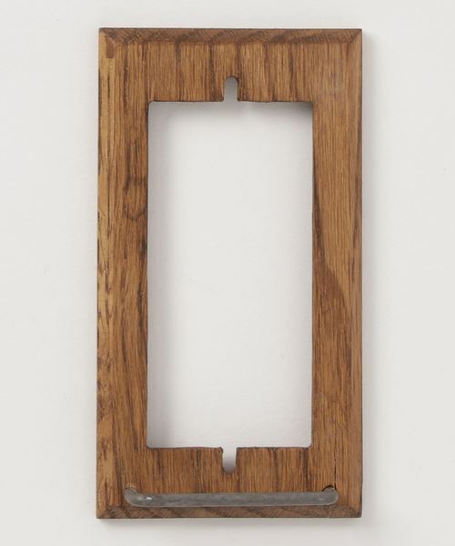 a.depeche(アデペシュ)の「wood hang bar switch plate wide / ウッドハングバースイッチプレート 1口(インテリア雑貨・レディース・ブラウン・FREE)」の2枚目の写真