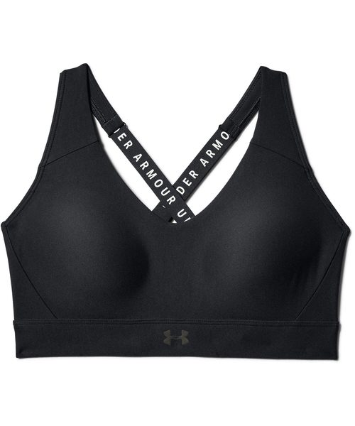 UNDER ARMOUR（アンダーアーマー）の「レディース スポーツブラミッドインパクト / ヴァニッシュMidブラ（スポーツブラ・レディース・ブラック/グレー/ダークグリーン/エメラルド/ブルー/ブラック×ホワイト/ピンク・M/L/S/XL/MD/SM/LG）」の10枚目の写真