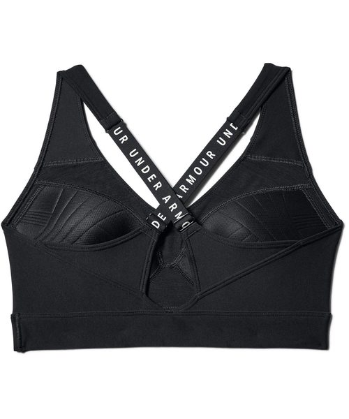 UNDER ARMOUR（アンダーアーマー）の「レディース スポーツブラミッドインパクト / ヴァニッシュMidブラ（スポーツブラ・レディース・ブラック/グレー/ダークグリーン/エメラルド/ブルー/ブラック×ホワイト/ピンク・M/L/S/XL/MD/SM/LG）」の9枚目の写真