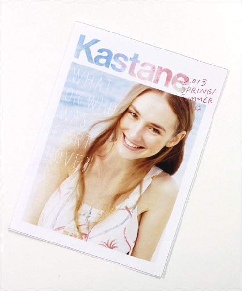 Kastane（カスタネ）の「Kastane magazine bag（バックパック/リュック・レディース・ブラック/ブルー/ピンクベージュ・FREE）」の9枚目の写真
