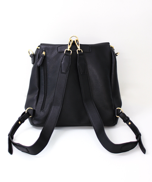 Kastane（カスタネ）の「Kastane magazine bag（バックパック/リュック・レディース・ブラック/ブルー/ピンクベージュ・FREE）」の13枚目の写真