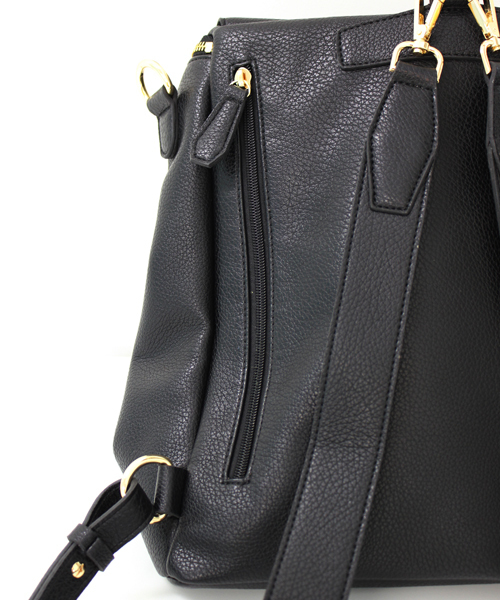 Kastane（カスタネ）の「Kastane magazine bag（バックパック/リュック・レディース・ブラック/ブルー/ピンクベージュ・FREE）」の17枚目の写真