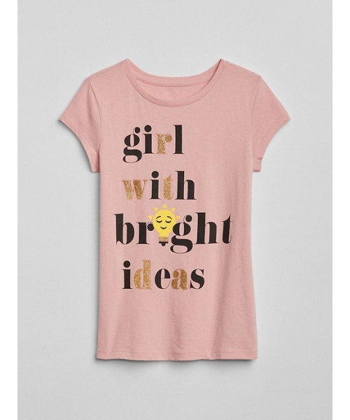 GAP（ギャップ）の「Gap メタリック グラフィックTシャツ（Tシャツ/カットソー・キッズ・ホワイト系その他2/ピンク/パープル/ホワイト系その他/スモークピンク/ブラック/ライトブルー/オフホワイト・120cm/160cm/140cm/110cm/130cm/150cm）」の8枚目の写真