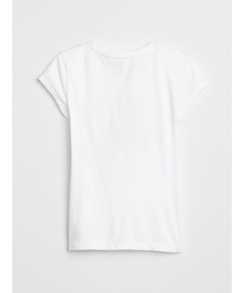 GAP（ギャップ）の「Gap メタリック グラフィックTシャツ（Tシャツ/カットソー・キッズ・ホワイト系その他2/ピンク/パープル/ホワイト系その他/スモークピンク/ブラック/ライトブルー/オフホワイト・120cm/160cm/140cm/110cm/130cm/150cm）」の9枚目の写真