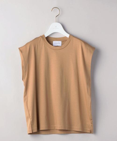 UNITED ARROWS（ユナイテッドアローズ）の「○UWSC スムース クルーネックＴシャツ ◆（Tシャツ/カットソー・レディース・ベージュ/ネイビー/ホワイト/ピンク/その他7・FREE）」の8枚目の写真